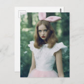 ファッション期限切れフィルムフォトアリスin the Forest ポストカード (正面/裏面)