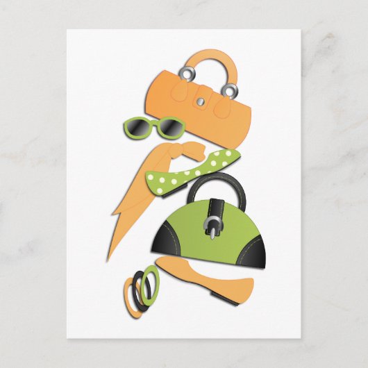 ファッション検索 ポストカード (正面)