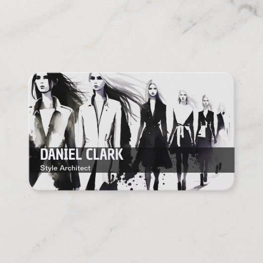 ファッション業 名刺 (正面)