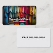 ファッション業 名刺 (正面/裏面)