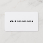 ファッション業 名刺 (裏面)