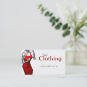 ファッション業 名刺 (スタンド正面)