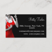 ファッション業 名刺 (裏面)