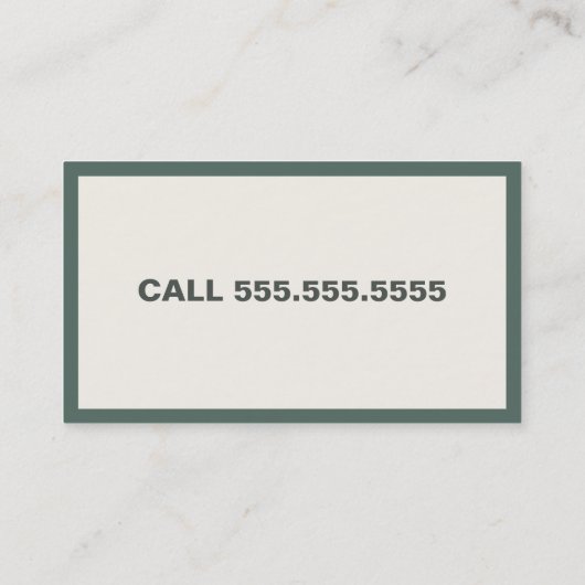 ファッション業 名刺 (裏面)