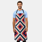 ファッション正方形 エプロン (着用した状態)