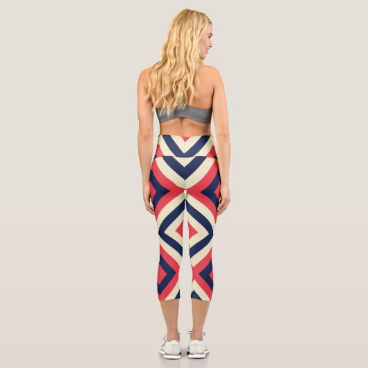 ファッション正方形 カプリレギンス (裏面)