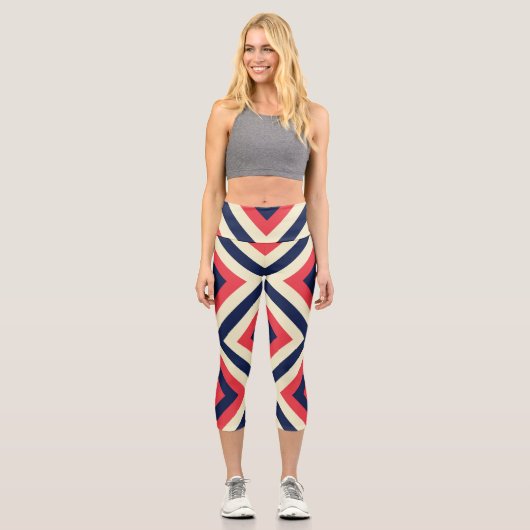 ファッション正方形 カプリレギンス (正面)