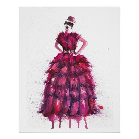 ファッション流行の女 ポスター (正面)