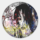 ファッション深呼吸 ラウンドシール (正面)