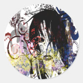 ファッション深呼吸 ラウンドシール (正面)