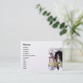 ファッション深呼吸 名刺 (スタンド正面)