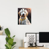 ファッション犬/ゴルデンドールカスタム文字 ポスター (ホームオフィス)