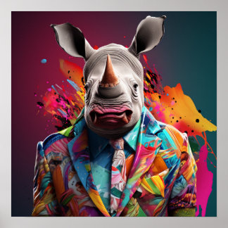 ファッション白サイ ポスター