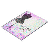 ファッション紙吹雪マネキンモダンパーソナライズされた ノートブック (左側)