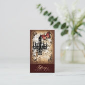 ファッション美しいサロンヴィンテージシャンデリア設計者 名刺 (スタンド正面)