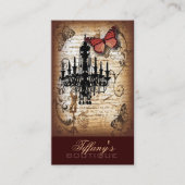 ファッション美しいサロンヴィンテージシャンデリア設計者 名刺 (正面)