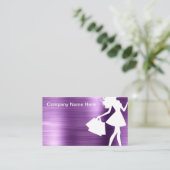 ファッション美しい化粧品テーマ 名刺 (スタンド正面)