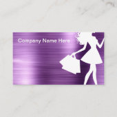 ファッション美しい化粧品テーマ 名刺 (正面)