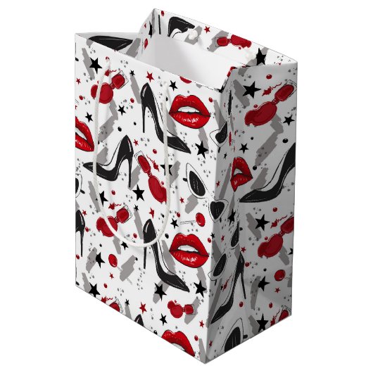 ファッション美しい抱き枕 ミディアムペーパーバッグ (裏面アングル)