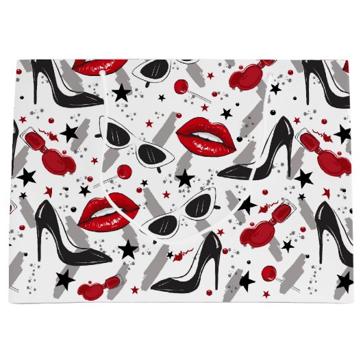 ファッション美しい抱き枕 ラージペーパーバッグ (正面)