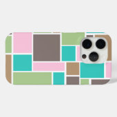 ファッション色抽象芸術四角形パターン Case-Mate iPhoneケース (裏面 (横))