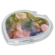 ファッション花コンパクト鏡