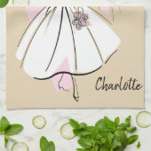 ファッション花嫁ニュートラルグループブライドキッチンタオル キッチンタオル (折り畳み)