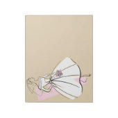 ファッション花嫁ニュートラルメモ帳 ノートパッド (回転)