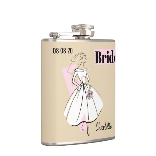 ファッション花嫁ニュートラル花嫁の名前フラスコ フラスク (右)
