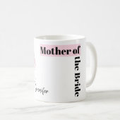 ファッション花嫁ピンクグループマザー・オブ・ザ・花嫁 コーヒーマグカップ (正面右)