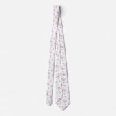 ファッション花嫁ピンクグループ数々のタイ ネクタイ (裏面)