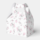 ファッション花嫁ピンクグループ数々の愛用箱ゲーブル フェイバーボックス (正面サイド)