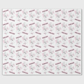 ファッション花嫁ピンクグループ花嫁の巻き紙 ラッピングペーパー (フラット)