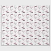 ファッション花嫁ピンクグループ花嫁ラッピング紙 ラッピングペーパー (フラット)