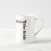 ファッション花嫁ピンクマザー花嫁ネームボーン中国 ボーンチャイナマグカップ (右)