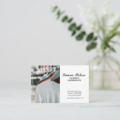 ファッション衣服の着替え 名刺 (スタンド正面)