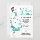 ファッション表示|季節集合滑走路イベント 招待状 (正面)