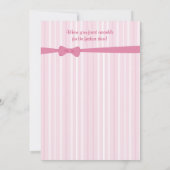 ファッション表示 招待状 (裏面)