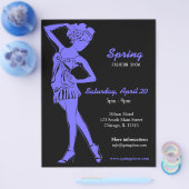 ファッション表示(淡色石板青) チラシ (シングル)