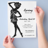 ファッション表示（黒） チラシ (手)