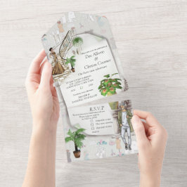 ファッション設計者 オールインワン招待状