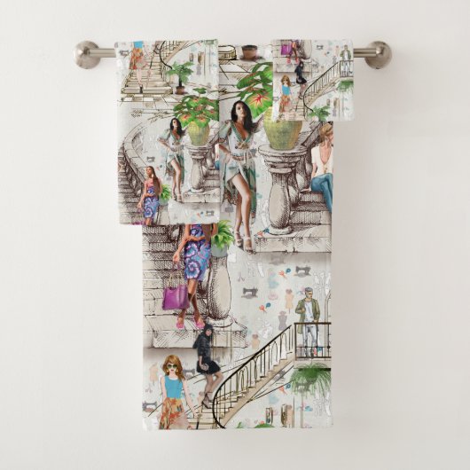 ファッション設計者 バスタオルセット (インサイチュ)