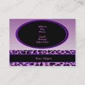 ファッション設計者 名刺 (裏面)