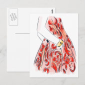 ファッション詳細 ポストカード (正面/裏面)