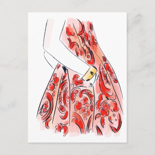 ファッション詳細 ポストカード (正面)