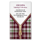 ファッション調整 マグネット名刺 (正面縦)