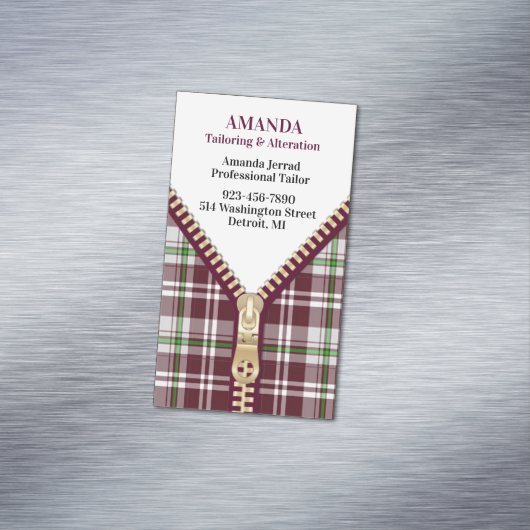 ファッション調整 マグネット名刺 (インサイチュ)