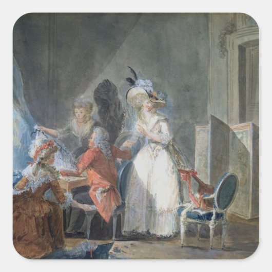 ファッション販売業者 スクエアシール (正面)