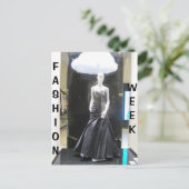 ファッション週の郵便はがき ポストカード (スタンド正面)