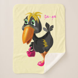 ファッション鳥 シェルパブランケット